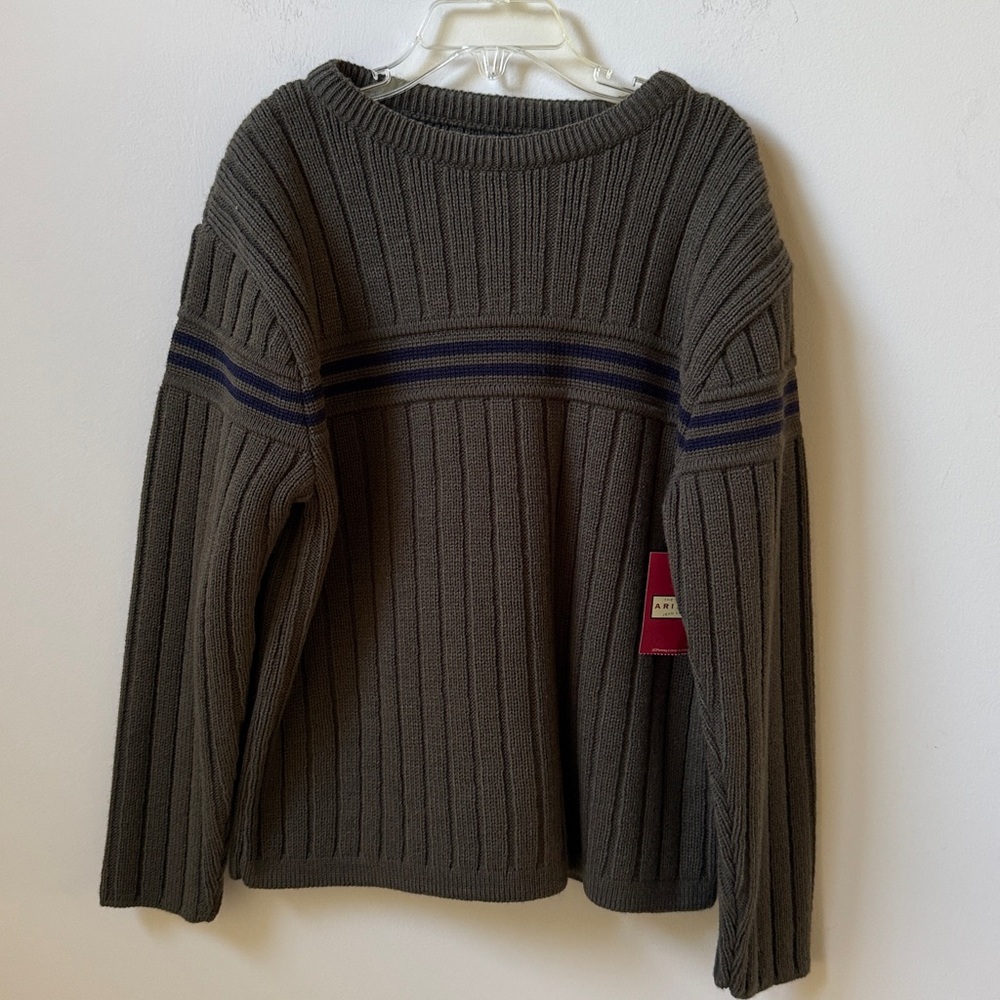 Arizona Jean Company Dark Military Green Knit Sweater NWT Boy’s Size 7